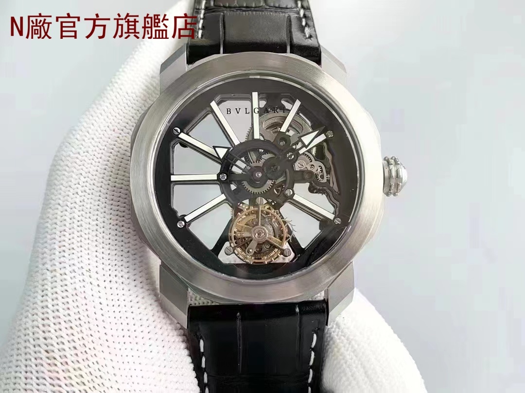 【3個款式，帶圖詢價】AX厰寶格麗，44mm，手動陀飛輪OCTO系列