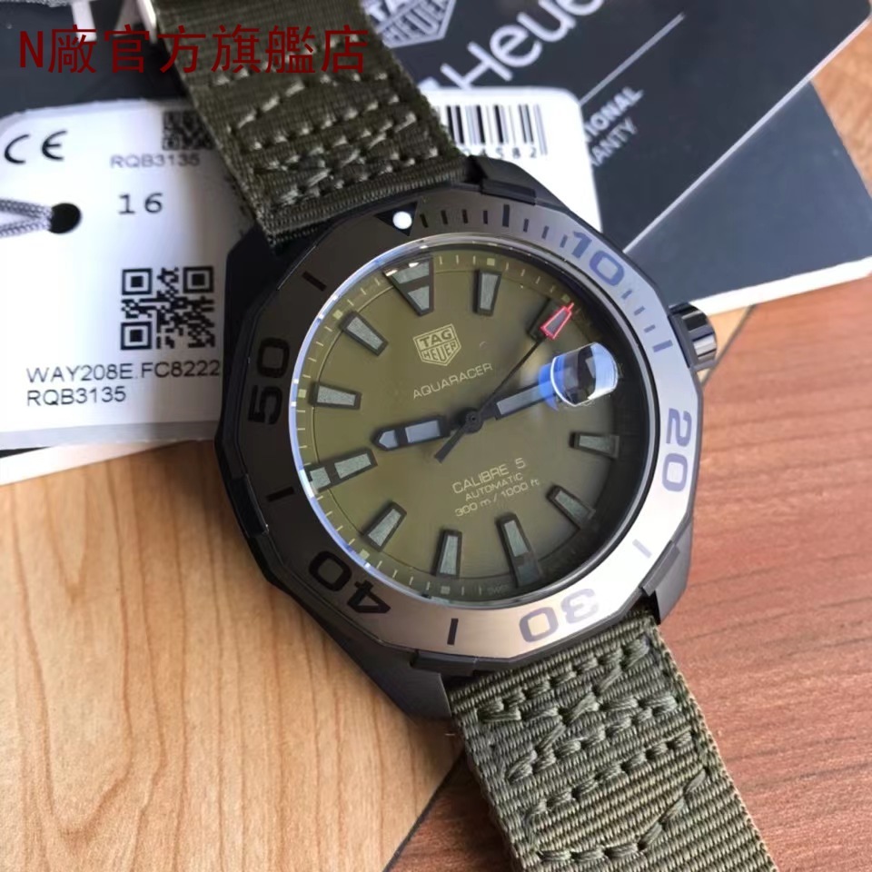原單泰格豪雅，43mm，原廠瑞士機械機芯，專櫃16500+，競潛系列