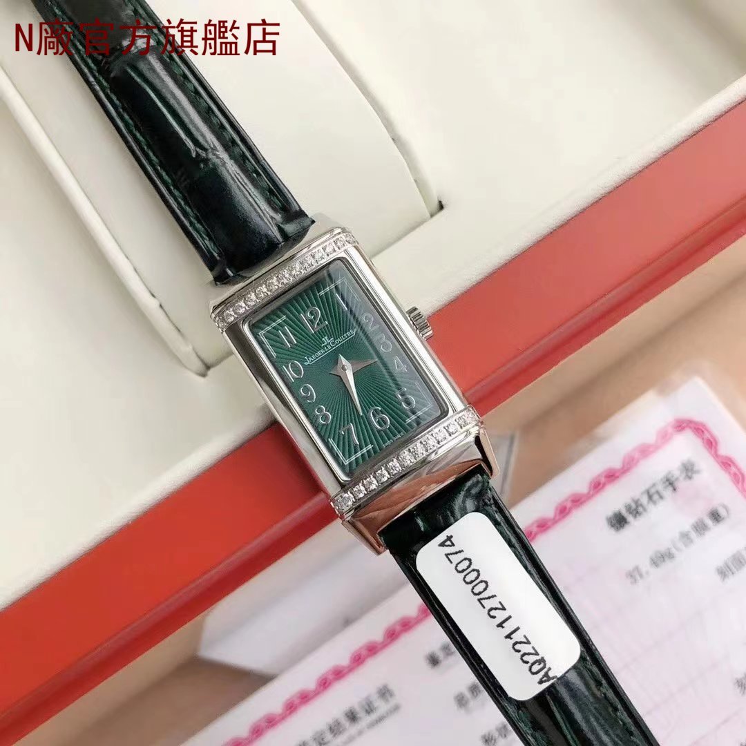【3個款式，帶圖詢價】原單積家，20mm，真鉆版，Reverso One Duetto 雙面翻轉系列